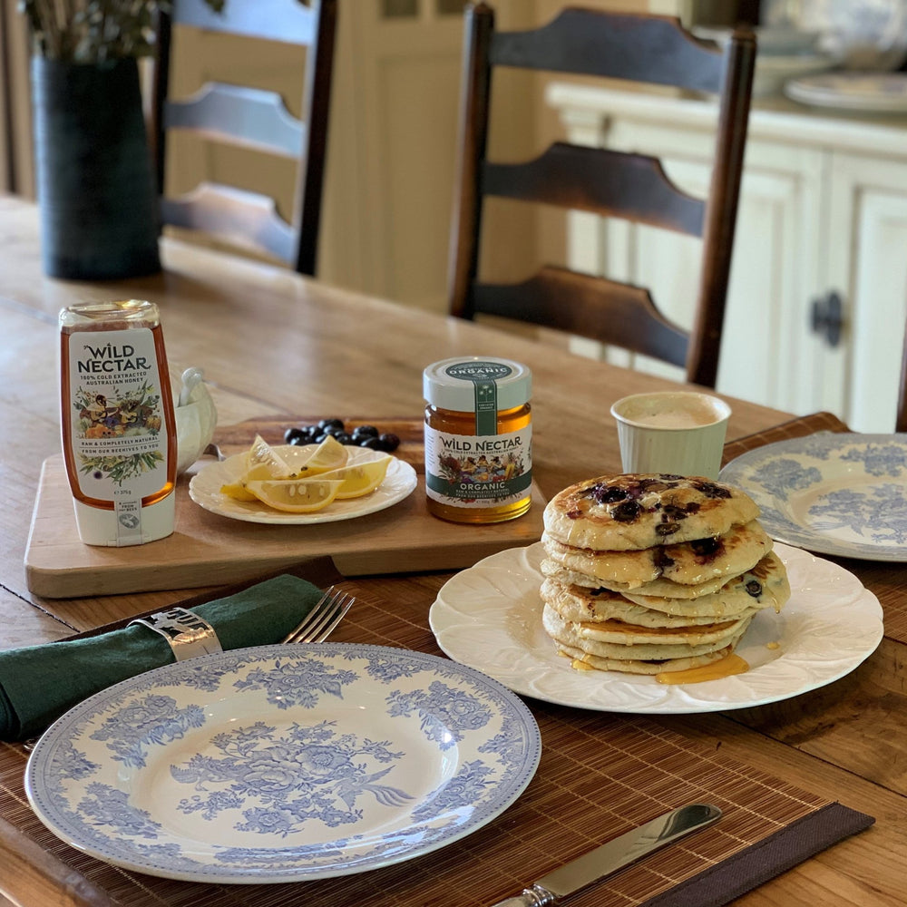 Jake’s Blueberry Pancakes - Wild Nectar Honey