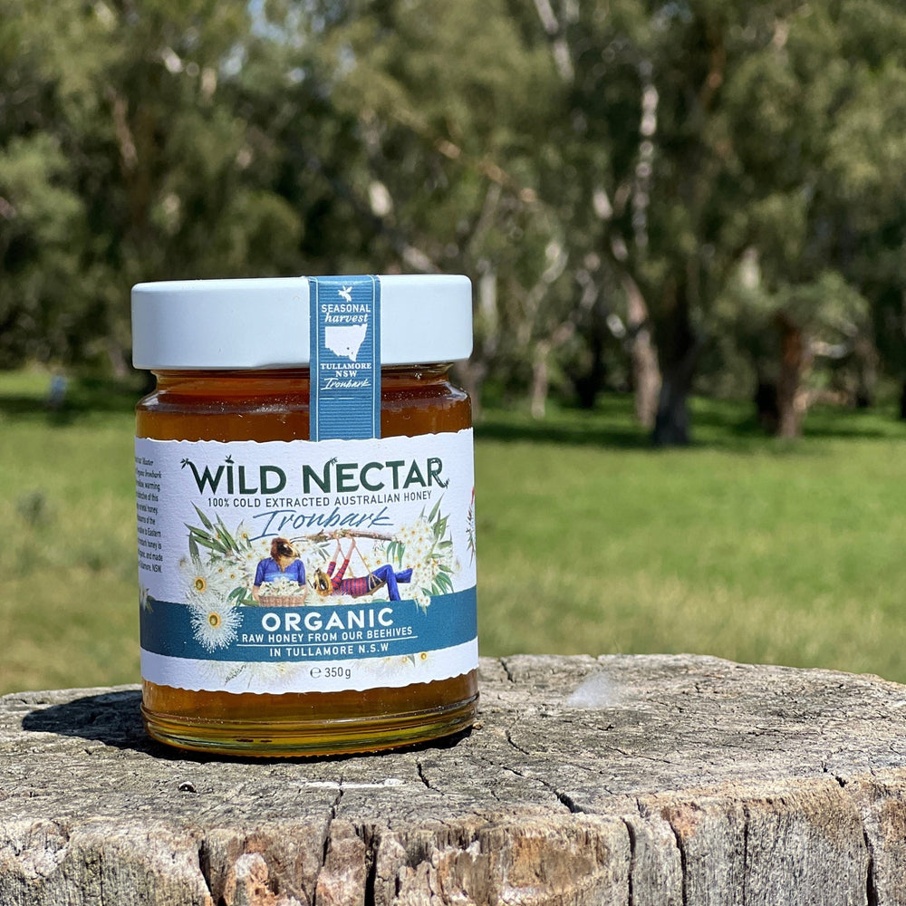 
                  
                    Ironbark Organic Australian Honey - 350g Jar - Wild Nectar Honey
                  
                