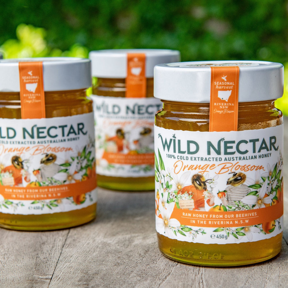 
                  
                    Orange Blossom Australian Honey - 450g Jar - Wild Nectar Honey
                  
                