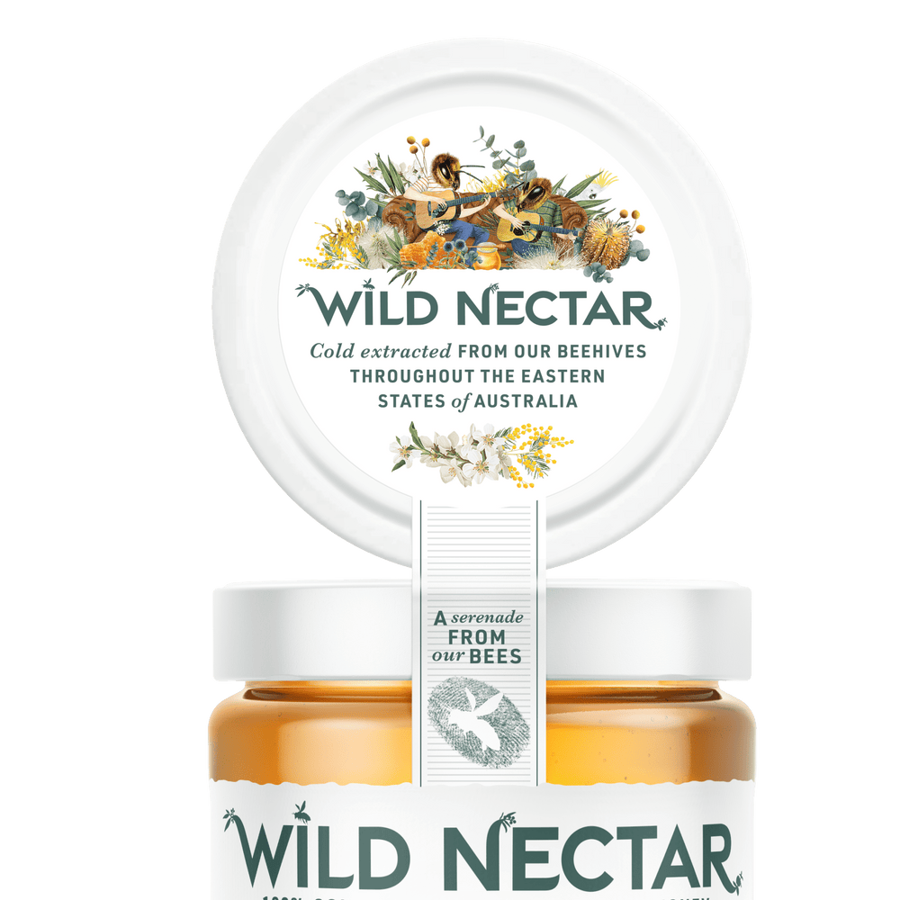 Pure Australian Honey - 450g Jar - Wild Nectar Honey